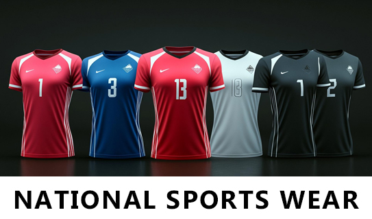 National sports wears